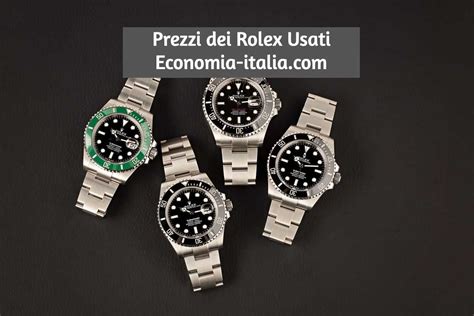 andamento prezzi rolex usati 2023|quanto vale il rolex.